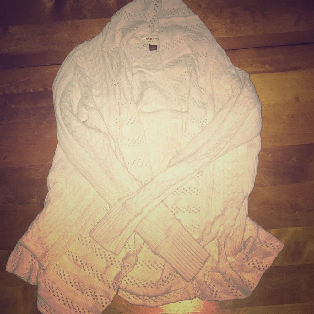 Sonoma cardigan super comfy size m beige/cream
